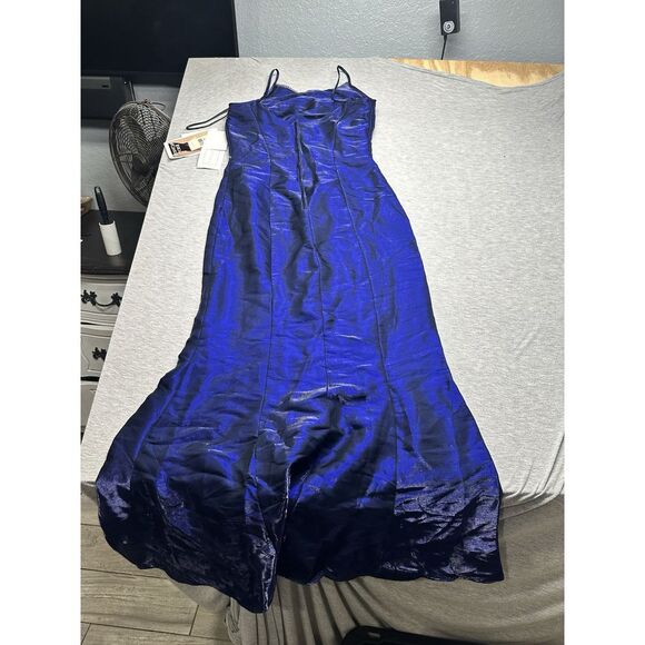 VTG Jessica McClintock Gown Women's 90s Gunne‎ Sax Purple Formal 9/10 - Picture 8 of 9